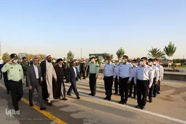 مراسم صبحگاه مشترک نیروهای نظامی و انتظامی استان همدان