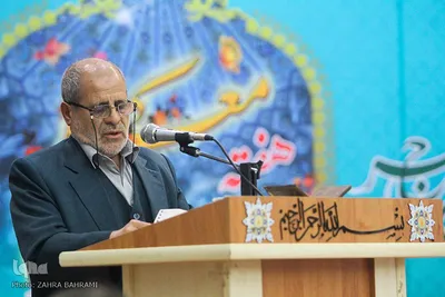 محمد ابراهیم پوینده، نماینده هیئت مذهبی فرهنگی امام جعفر صادق(ع)/عکاس:زهرا بهرامی