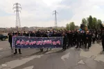 مراسم پیاده‌روی جاماندگان اربعین در اهر