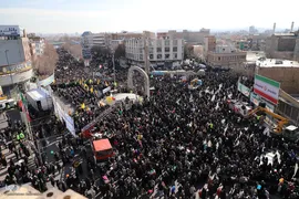 راهپیمایی 22 بهمن در تبریز
