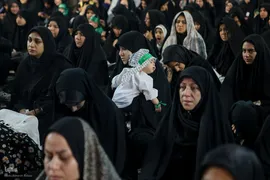 مراسم شیرخوارگان حسینی در حرم عبدالعظیم حسنی