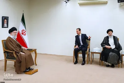 دیدار رئیس جمهور سوریه و هیئت همراه با مقام معظم رهبری