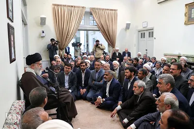 دیدار جمعی از مسئولان ارشد نظام با مقام معظم رهبری