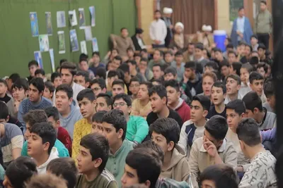 اعتکاف دانش آموزی در مرند