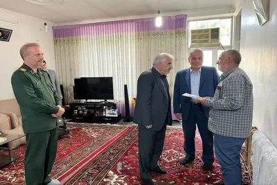 دیدار مدیرکل بنیاد شهید آذربایجان شرقی با سه آزاده شبستر