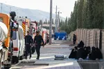 اعزام عوامل اجرایی موکب حضرت احمد بن موسی(ع) شهرداری شیراز به سمت مرز شلمچه‎‎