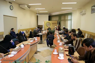 ⁨نشست خبری بیست و چهارمین مسابقات قرآنی جامعه المصطفی⁩