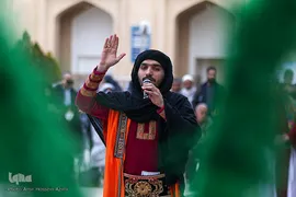 مراسم آیینی تعزیه در حرم شاهچراغ (ع)