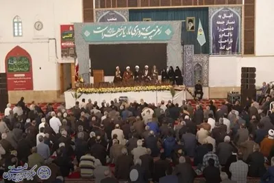جشن میلاد بانوی دو عالم؛ تجلی شور فاطمی در مصلی نماز جمعه آمل
