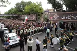 تشییع پیکر بسیجی شهید «امیر حسین‌پور» در تبریز‎