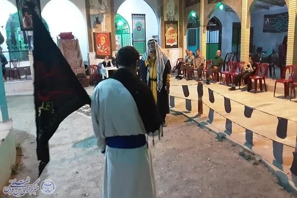 سومین شب از برگزاری چهاردهمین سوگوار تعزیه «غریب» شهرستان نور