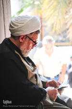 مراسم عزاداری و قرائت زیارت اربعین در حسینیه شهید آل مبارک