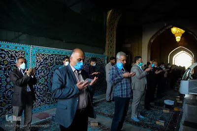 نماز عید فطر در حرم مطهر رضوی
