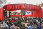 آیین استقبال از کاروان اهالی بهشت در دانشگاه‌های اصفهان و علوم پزشکی
