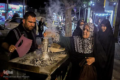 موکب شهدای مدافع حرم در شهرک سعدی شیرار‎‎