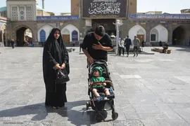 مراسم شیرخوارگان حسینی در حرم عبدالعظیم حسنی