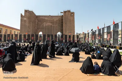 عزاداری بزرگ مردم تبریز در روز عاشورا‎‎