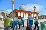 تجدید میثاق خدام امام رضا با حضرت شاهچراغ (ع)