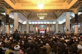 مراسم بزرگداشت شهادت سردار سلیمانی در حرم حضرت معصومه(س)