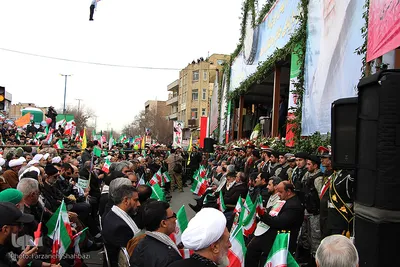 مراسم راهپیمایی یوم الله ۲۲ بهمن در تبریز