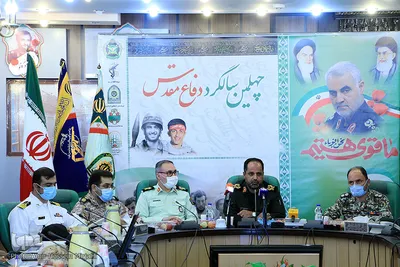 نشست خبری مشترک فرمانده سپاه الغدیر و فرمانده ناجا در استان یزد