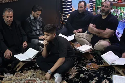 محفل با شکوه انس با قرآن‌کریم در تکیه‌گاه لثارات الحسین (ع) خانی‌آباد نو