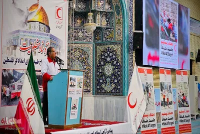تجمع بزرگ مرهم برای غزه در آذربایجان غربی‎