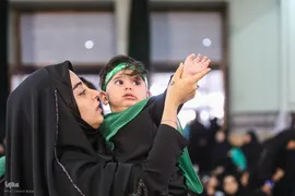 مراسم شیرخوارگان حسینی در حرم عبدالعظیم حسنی
