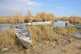 پیوند آب و آسمان در تالاب شادگان