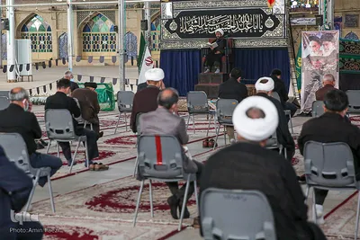 مراسم روضه خوانی صبح عاشورا ۱۴۰۰ در مسجد شهدای شیراز‎‎