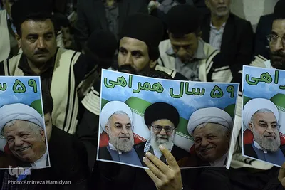 مراسم تحریم آیت الله هاشمی رفسنجانی در اهواز