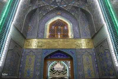 حرم امیرالمومنین علی(ع) در شب ولادت آن حضرت