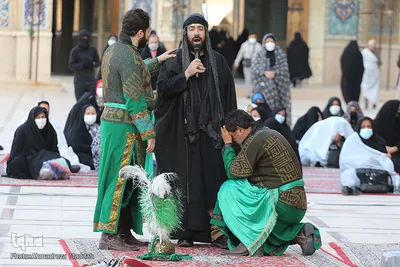 تعزیه خوانی در اولین همایش ملی «سیمای حضرت شاهچراغ(ع) در تعزیه»‎‎
