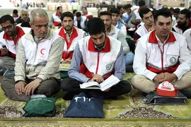 ترتیل خوانی قرآن کریم در نماز جمعه تهران