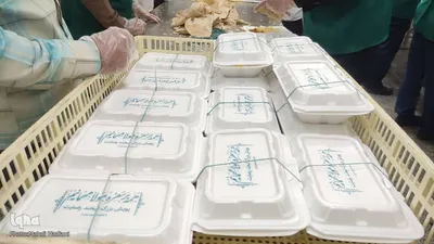ضیافت کریمانه و مراسم شب قدر در هیأت ابوالفضلی بیرجند