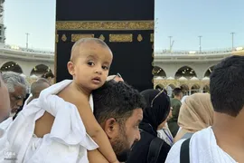 تصاویری از حضور کودکان در حج عمره