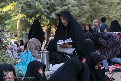 مراسم پر فیض دعای عرفه در همدان‎