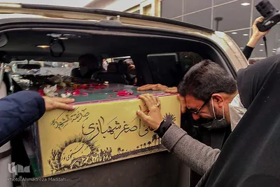 آئین استقبال از پیکر مطهر ۹ شهید دفاع مقدس در شیراز‎‎