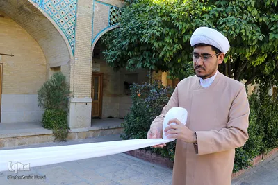آیین عمامه گذاری طلاب حوزه علمیه منصوریه شیراز