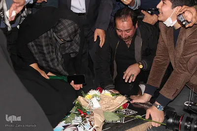 استقبال از مادر شهید «حسین بابایی» در بیرجند