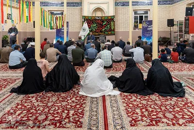 آیین جزء خوانی در آستان امامزاده محمد (ع) کرج