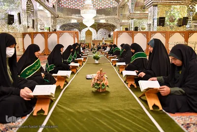 تجدید میثاق خدام امام رضا با حضرت شاهچراغ (ع)