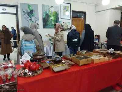 نمایشگاه صنایع دستی و هنرهای تجسمی یلدای هنر در شهرستان اهر
