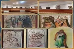 نمایشگاه نقاشی عاشورایی در بروجرد برپا شد