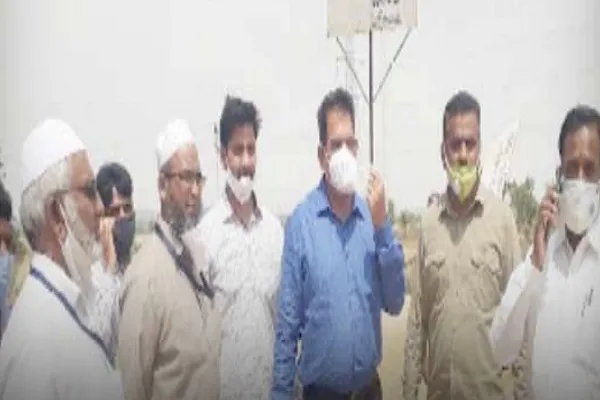 میدک میں درگاہ کے تحت قبرستان کی زمین پر قبضہ کی کوشش ناکام