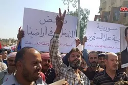 د سوریې خلکو د امریکا او د ترکیې پرضد غونډه وکړه