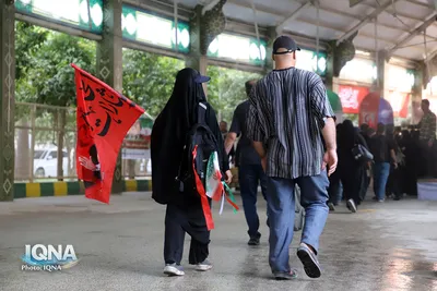 تردد زائران اربعین‌ از مرز بین‌المللی خسروی 
