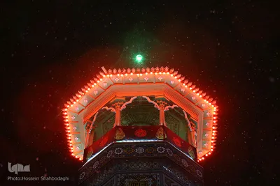 اولین برف زمستانی در قم