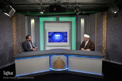 بازدید حجت‌الاسلام والمسلمین حسین صنعت‌پور، رئیس اداره عقیدتی سیاسی نیروی دریایی ارتش از تحریریه ایکنا