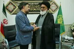 دیدار روح‌الله دهقانی فیروز‌آبادی، رئیس جهاددانشگاهی با حجت الاسلام والمسلمین سعیدی، تولیت آستان مقدس حضرت معصومه(س)

